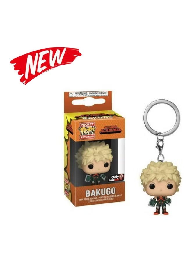 Funko POP! My Hero Academia Bursts With Self-defeating Victory Pendant Figure Toy Keychain Beige/Yellow/Green - Image 2