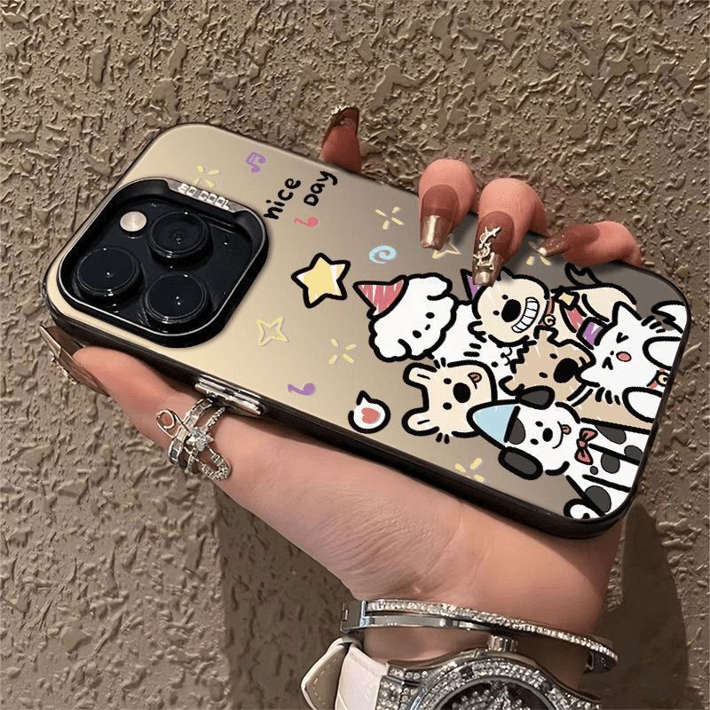 جراب هاتف آيفون 15 برو ماكس من آبل، بتصميم جرو كرتوني مميز، جراب هاتف ناعم قابل للتخصيص - Image 2