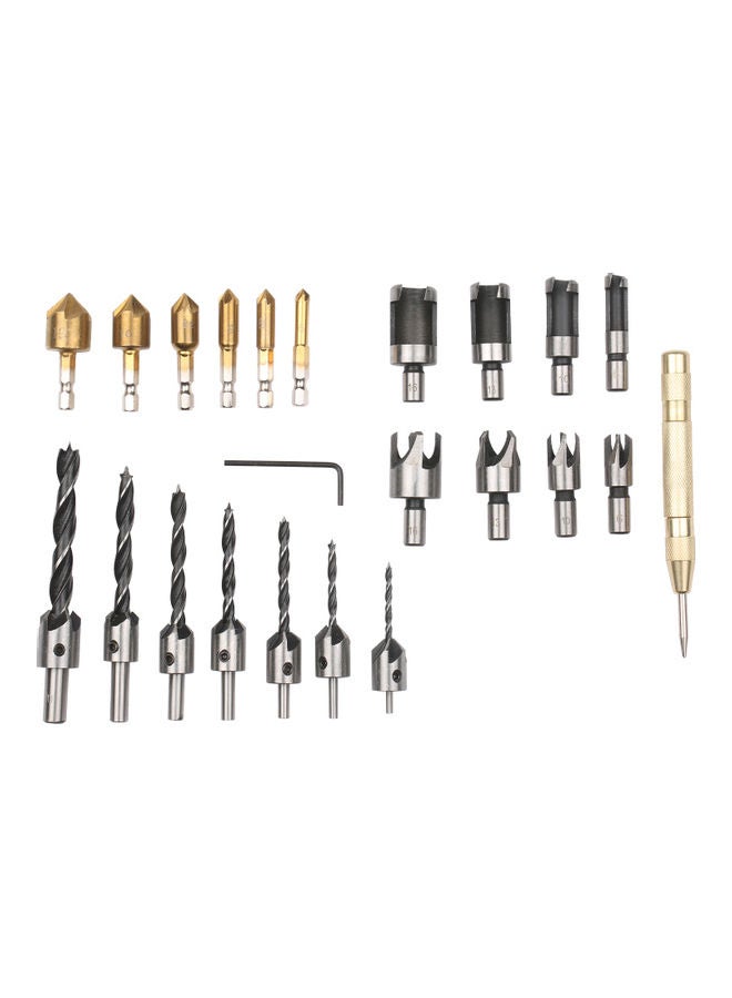 NIBEMINENT 23-Piece Drilling Tool Set Multicolour - Image 1
