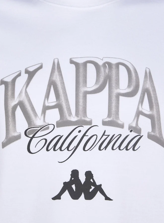 كابا Kappa Men Slogan Print T-shirt