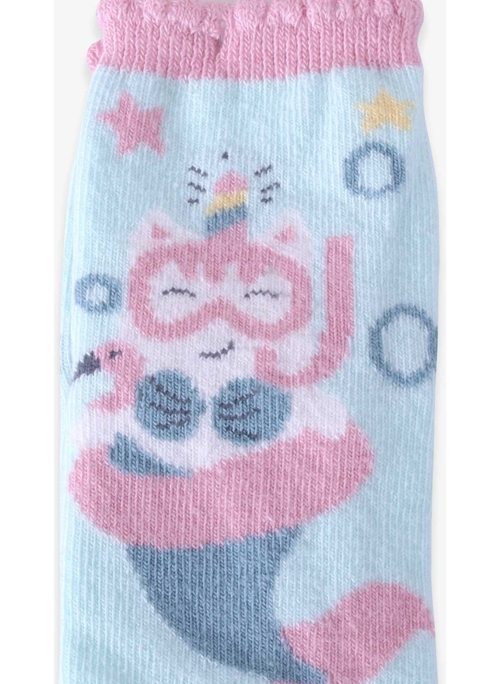 Katamino Girl Kids Socks Summer Figured Water Green (1-2-7-8 Years)  - Image 2