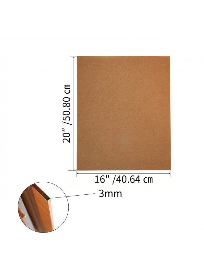 Lesnlok 2 Pieces 16" x 20"Clear Acrylic Sheet Cast Plexiglass 1/8Thick (3mm) Plexiglass Sheet Clear Plastic Sheet, for Sign,Craft, Photo Frame, DIY Display Projects  - Image 1