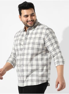 Instafab Plus Tartan Plaid Shirt  - Image 3