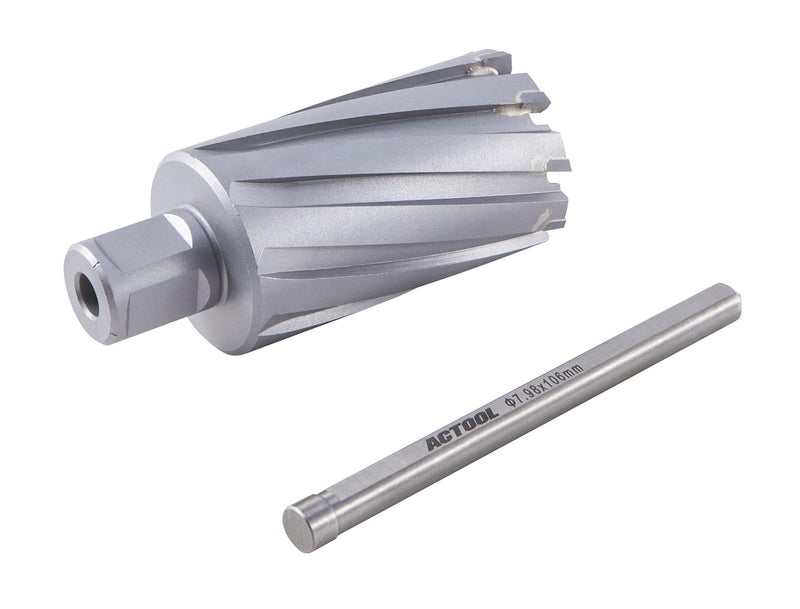 ACTOOL 1-9/16'' Diameter x 2'' Depth of Cut Carbide Tipped TCT ANNULAR Cutter with 3/4'' Weldon Shank - Image 4