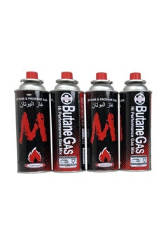 PAMCHAL 4-Piece Butane Gas Cartridge 220g  - Image 1