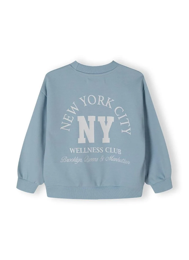 MINOTI Kids Girls Sweatshirt and Shorts Set with Print Detail
