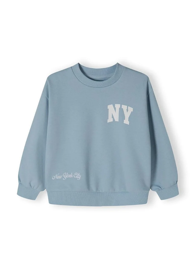 MINOTI Kids Girls Sweatshirt and Shorts Set with Print Detail