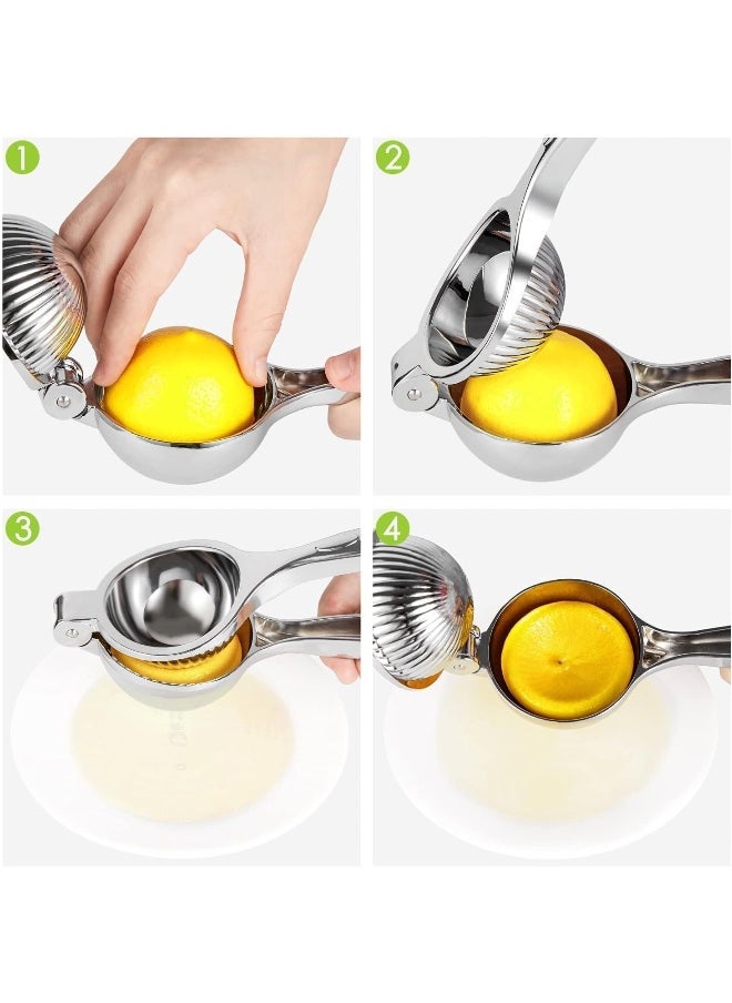 SAQOWARE - Saqoware Premium Quality Lemon Squeezer, Stainless Steel lemon Squeezer Hand Manual Squeezer Bowl and Food Grade, Citrus Press Juicer squeezer, Lime Lemon Squeezer, Manual Citrus Press Juicer Heavy Duty - Image 1