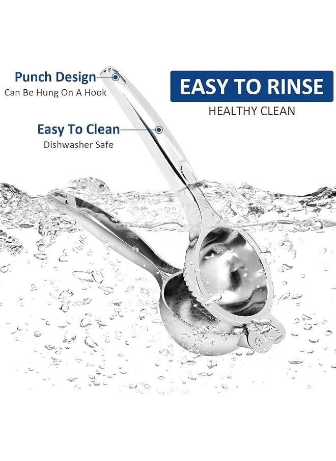 SAQOWARE - Saqoware Premium Quality Lemon Squeezer, Stainless Steel lemon Squeezer Hand Manual Squeezer Bowl and Food Grade, Citrus Press Juicer squeezer, Lime Lemon Squeezer, Manual Citrus Press Juicer Heavy Duty - Image 1