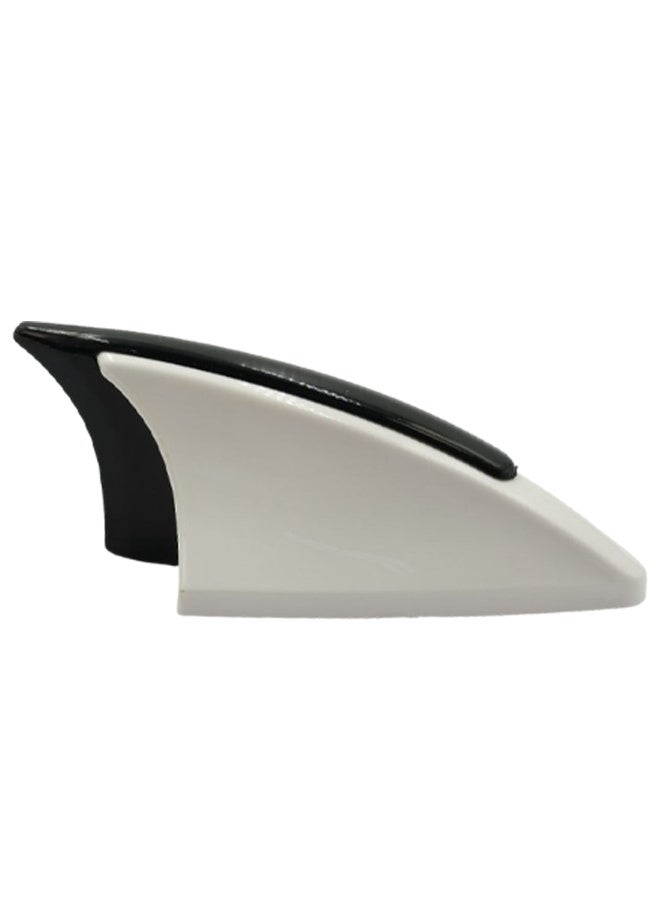 موب غطاء هوائي زعانف القرش المزخرف العالمي للسيارة (HD-5413) - حامل سقف ثنائي اللون باللونين الأسود والأبيض لتفريغ الكهرباء الساكنة، واستقبال راديو محسّن، وترقية جمالية - Image 4