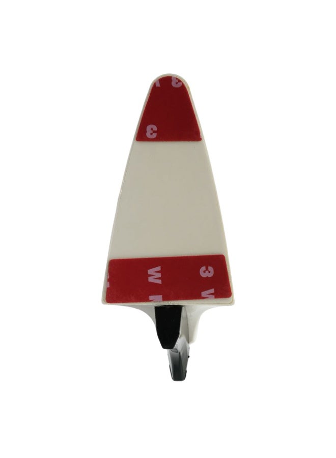 موب غطاء هوائي زعانف القرش المزخرف العالمي للسيارة (HD-5413) - حامل سقف ثنائي اللون باللونين الأسود والأبيض لتفريغ الكهرباء الساكنة، واستقبال راديو محسّن، وترقية جمالية - Image 5