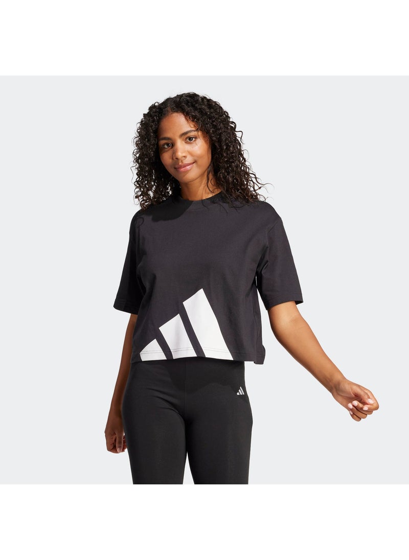 Adidas Essential Big Logo Boyfriend T-Shirt - Image 1