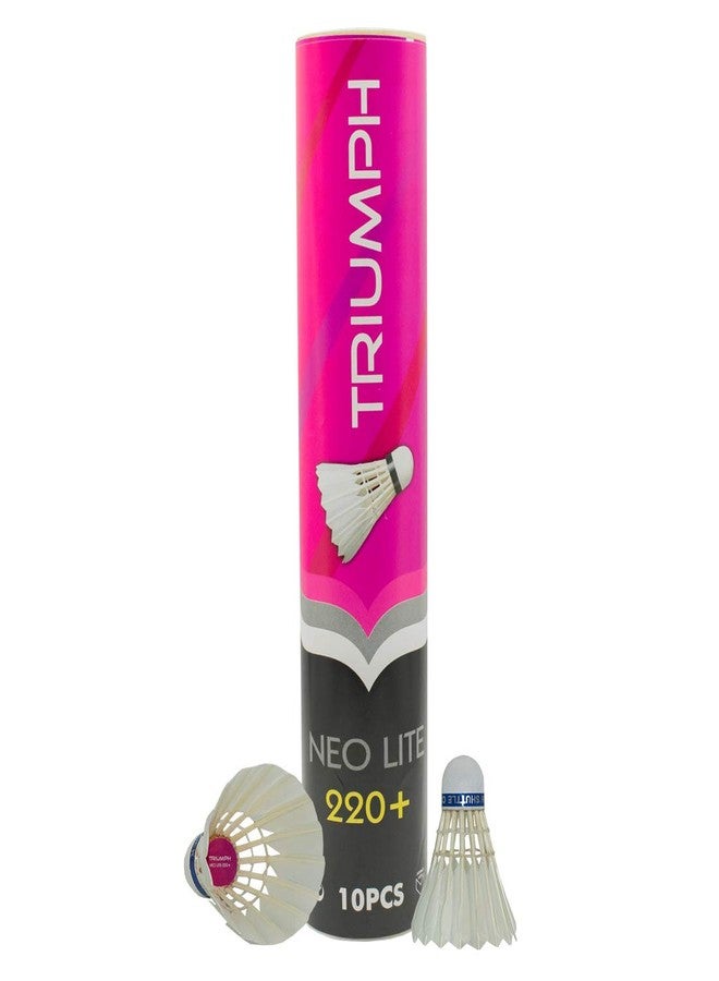 TRIUMPH Badminton Racket, Badminton Shuttle Cock, Badminton Racquet Triumph Blacken 1 Pc with 10 Pc Triumph Neo Lite-220+ Duck Feather Shuttlecock & Full Racket Cover - Image 4