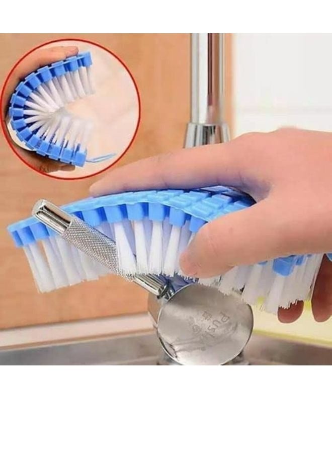 فرشاة مرنه متعدده الاستخدام بلاستيكية للتنظيف (لون عشوائى)  - Image 3