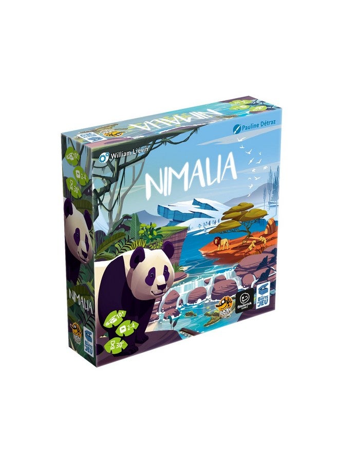 LUCKY DUCK GAMES Nimalia Board Game - Design Your Animal Sanctuary and Compete for Victory! Fun Strategy Game for Kids and Adults, Ages 10+, 2-4 Players, 25-30 Minute Playtime, Made by Lucky Duck Games - Image 1