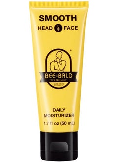 Bee Bald Bee Bald SMOOTH Daily Moisturizer tones, hydrates, moisturizes & smooths away fine lines, wrinkles & dry patches; helps control oil & shine to feel cool, fresh and comfortable, 1.7 Fl Oz  - Image 1