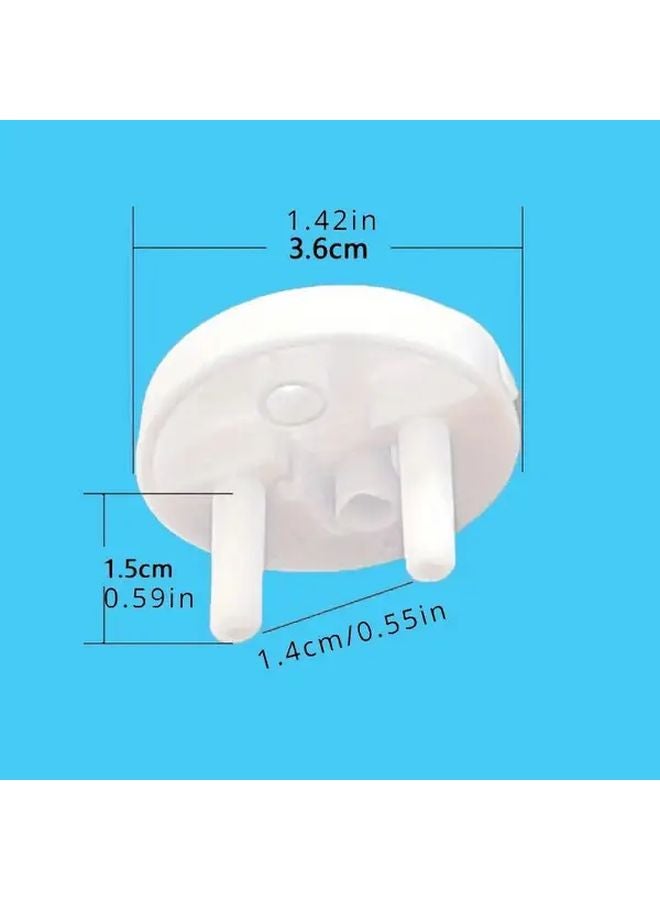 White European Style Power Outlet Cover 15pcs Flat Design Socket Plug Protection - Image 3