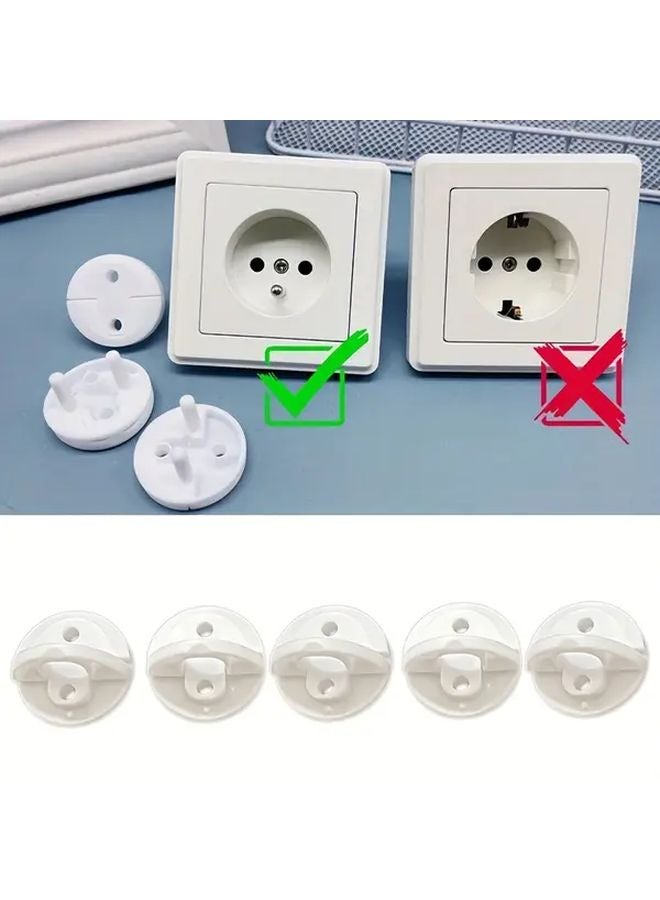 White European Style Power Outlet Cover 15pcs Flat Design Socket Plug Protection - Image 2