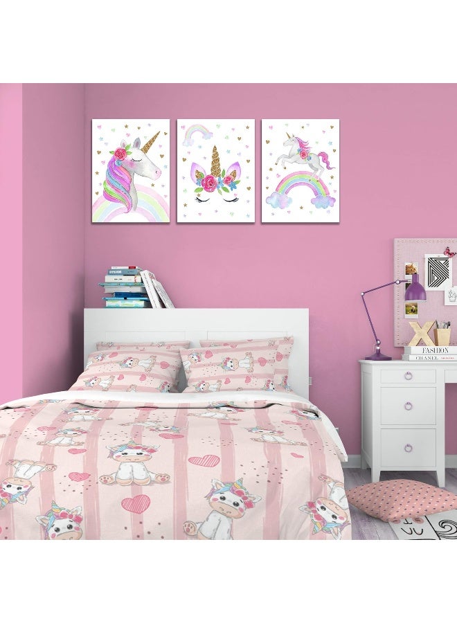 Something Unicorn شيء يونيكورن - قماش فني مؤطر وجاهز للتعليق - Image 4