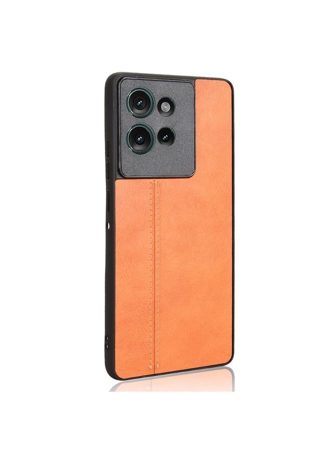 S-TOP Case For Motorola Edge 50 Cow Pattern Sewing Back Cover Phone Case - Image 3