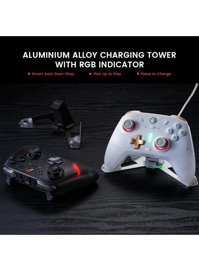 Professional Gamepad Cyclone 2 Game Controller for PC Steam Switch Android iOS with RGB Lamp Wireless Audio Hall Linear Trigger and Micro Trigger Switch Six-Axis Gyroscope