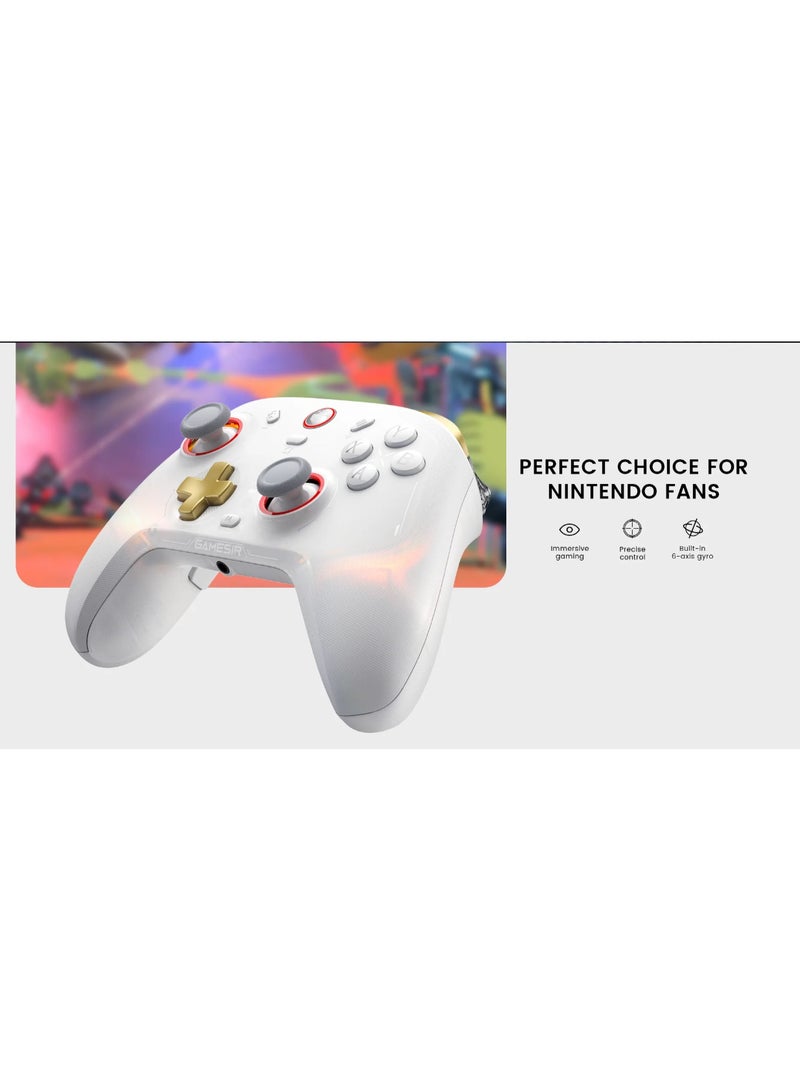 Professional Gamepad Cyclone 2 Game Controller for PC Steam Switch Android iOS with RGB Lamp Wireless Audio Hall Linear Trigger and Micro Trigger Switch Six-Axis Gyroscope