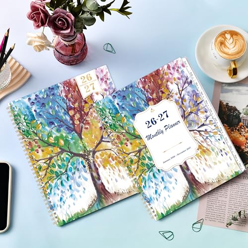 Coboll 2026-2027 Monthly Planner - 2026-2027 Planner from January 2026 - December 2027, 8.5'' x 11'', 2 Year Monthly Planners with Double-Side Pocket, 24 Tabs - Image 2