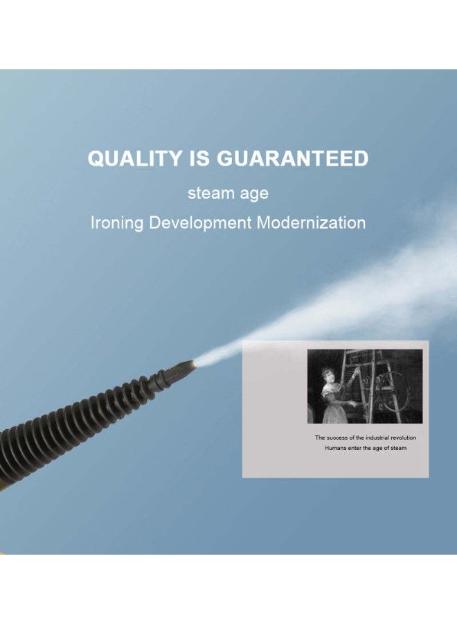 Handheld Steam Cleaner for home, Steamer for Cleaning, Multipurpose Portable Steam Cleaners Use with Safety Lock and 10 Accessory Kit to Remove Grime, Grease, More, Save Time and Effort Yellow - Image 4