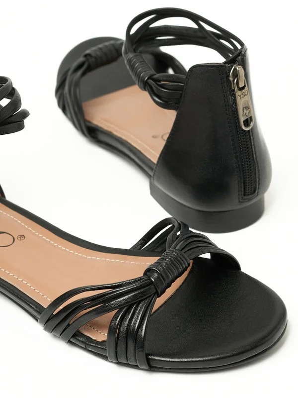 Y.so Women's Flat Slingback Sandals – Slip-On Comfort with Backstrap Support