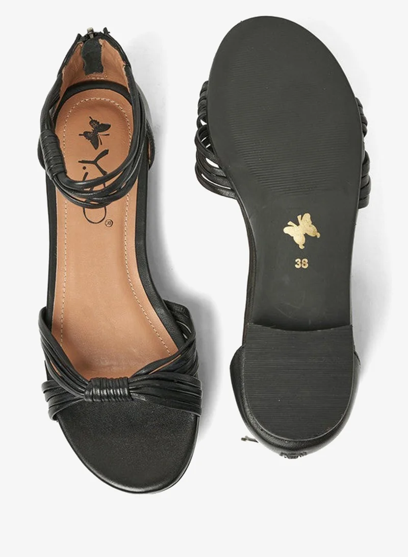 Y.so Women's Flat Slingback Sandals – Slip-On Comfort with Backstrap Support