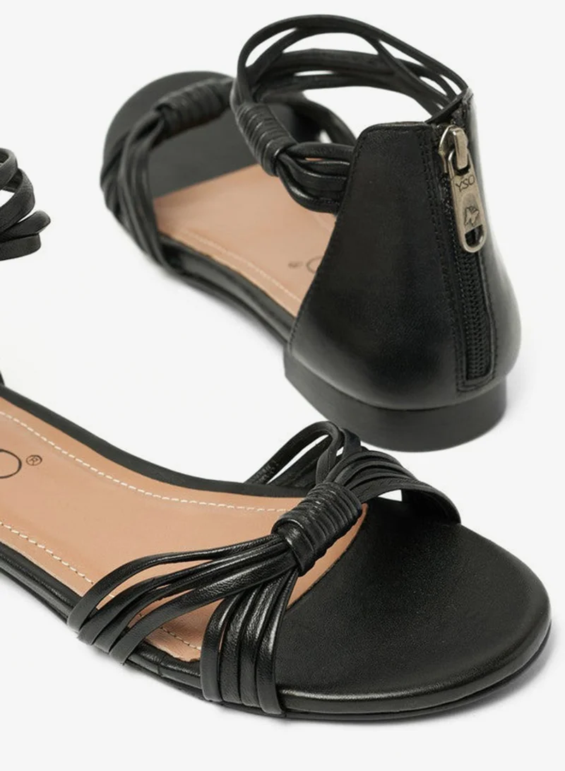 Y.so Women's Flat Slingback Sandals – Slip-On Comfort with Backstrap Support