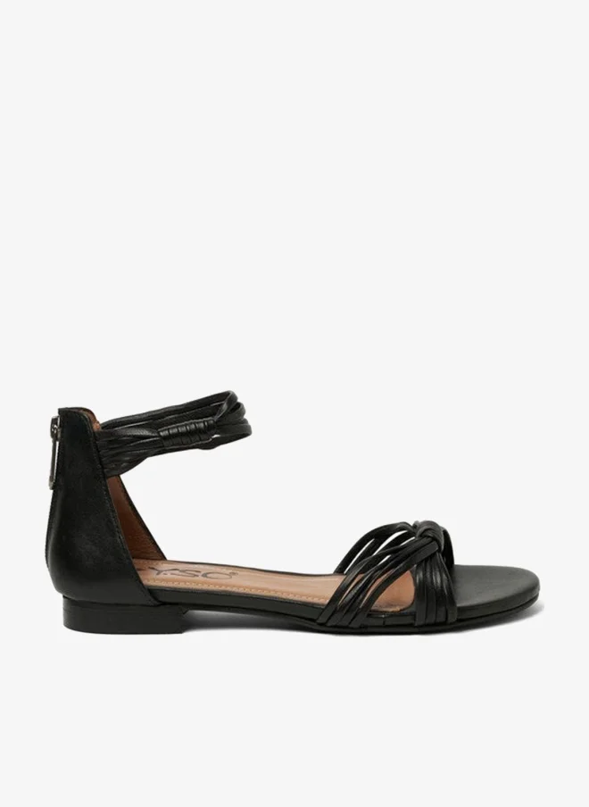 Y.so Women's Flat Slingback Sandals – Slip-On Comfort with Backstrap Support