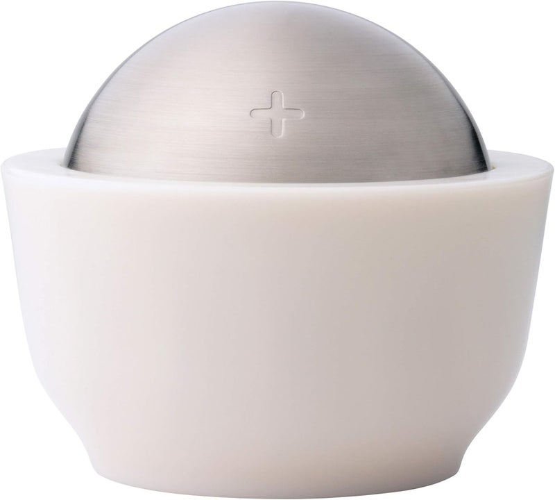 Chef'n 101-738-237 Dash Salt & Sugar Cellar with Flip Top Cover, 3 7/8-inches by 4 1/4-inches, White - Image 1