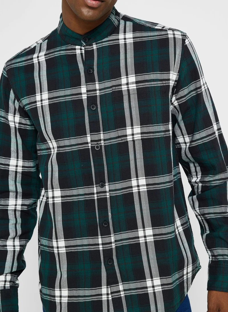 Seventy Five Checkered Long Sleeve Shirt