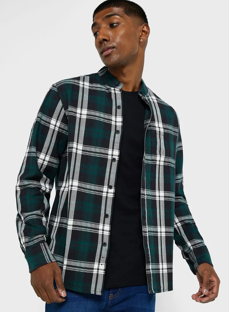 Seventy Five Checkered Long Sleeve Shirt