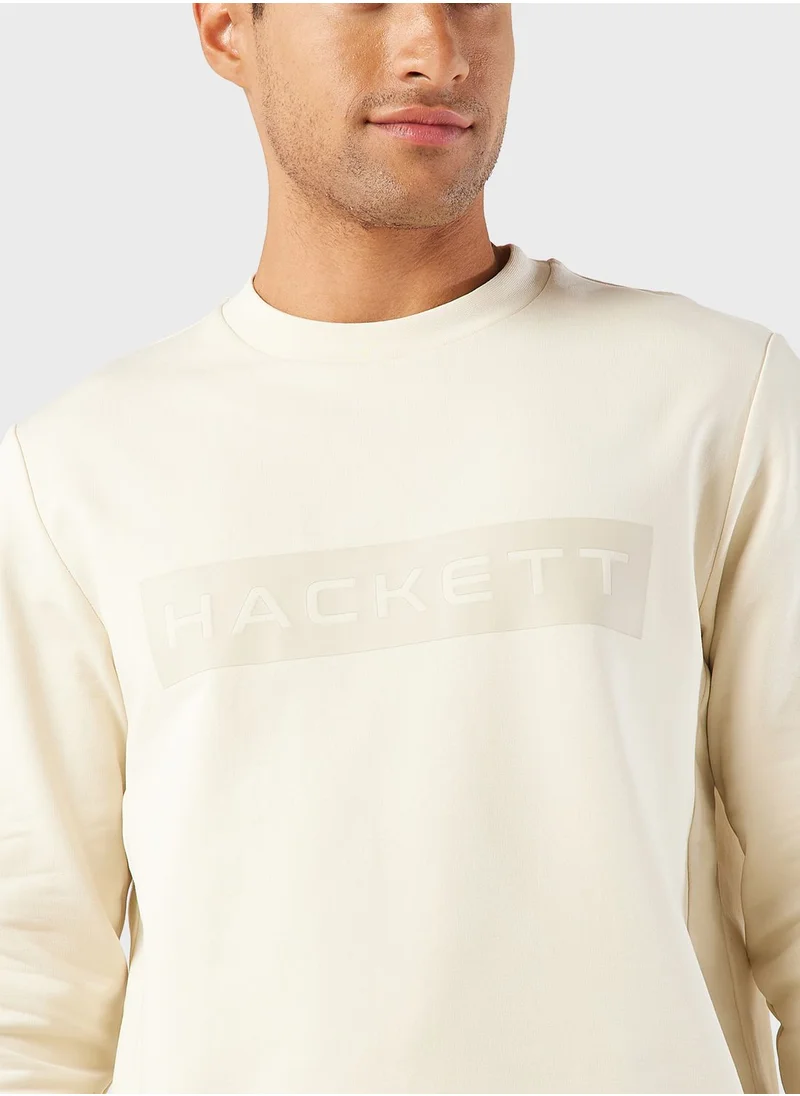 Hackett Logo Crew Neck Sweatshirt
