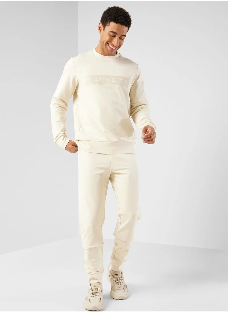 Hackett Logo Crew Neck Sweatshirt