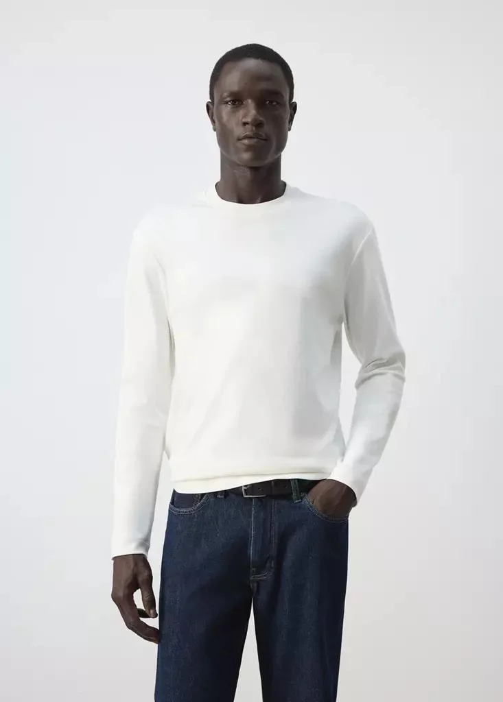 Mango Man  Regular Fit Cotton T-Shirt for Men | Best Price UAE