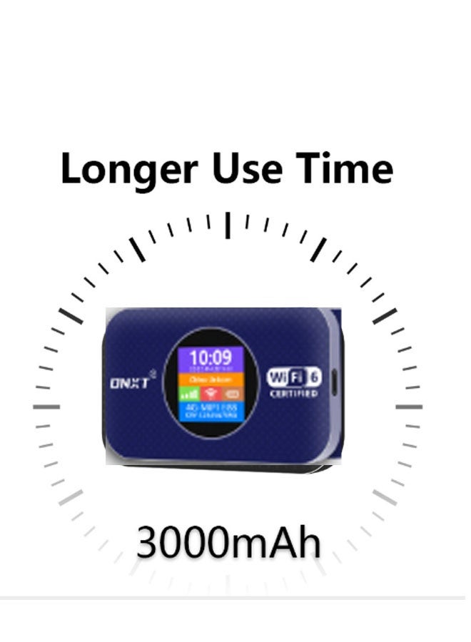 DN 4G/5G Router LTE Wi-Fi Hotspot Device Pocket-sized Portable/Mobile Travel-Friendly/Plug-and-Play (Purple) - Image 4