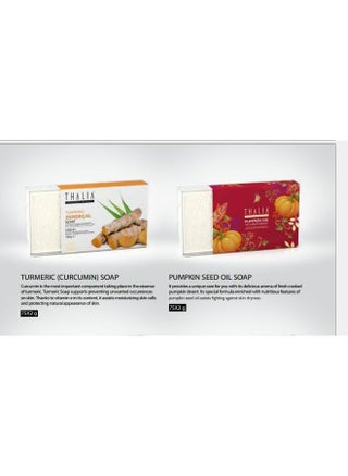 THALIA S O O T H I N G & ANTI-BLEMISH NATURAL SOLID SOAP WITH TURMERIC EXTRACT+REGENERATING NATURAL SOLID SOAP WITH PUMPKIN EXTRACT - pzsku/Z8674BD48BB3718E42284Z/45/_/1674100577/9456b637-4212-43d4-b65b-14746b2ff107