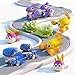 bessome Wind Up Crawling Baby Toys Set Cute Animal Push and Go Car Toys for 18 Months Montessori Early Learning Toys for Boys Girls 2 3 4 Years Old HandEye Coordination Crawling Training Gift - Image 4