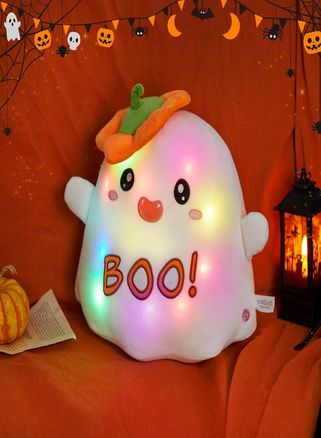 Glow Guards Light up Boo Plush Toy, Cute Halloween Ghost Pillow Stuffed Animal, Soft Spooky Ghost Doll, Party Favors, 12 inches - Image 2