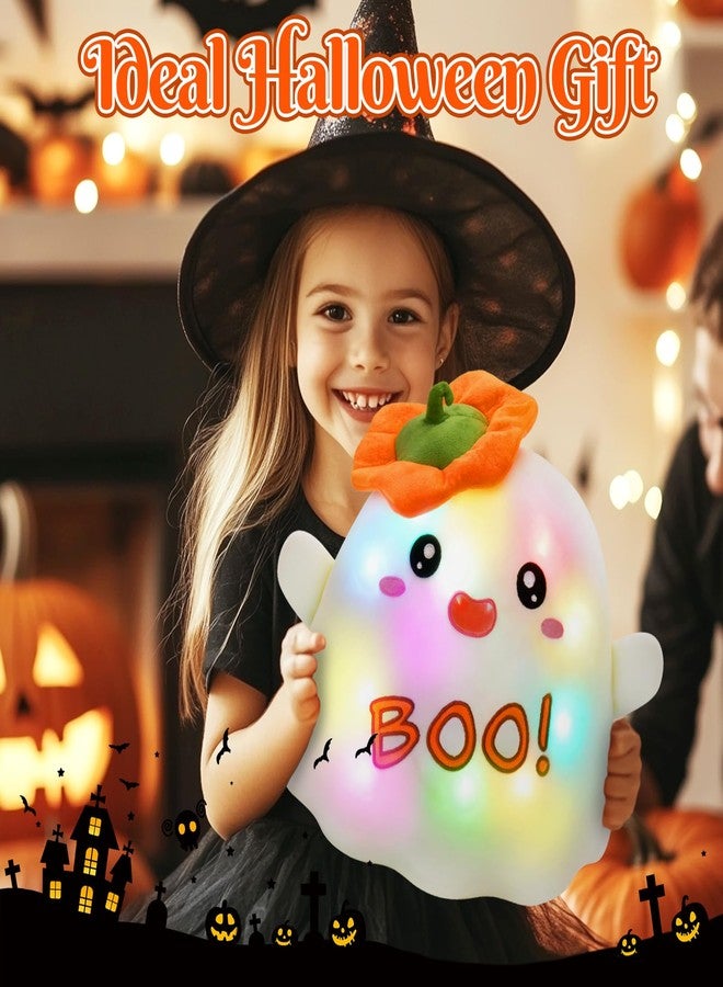 Glow Guards Light up Boo Plush Toy, Cute Halloween Ghost Pillow Stuffed Animal, Soft Spooky Ghost Doll, Party Favors, 12 inches - Image 5