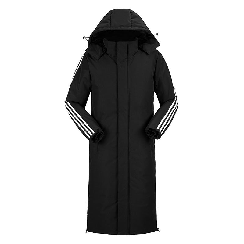 Extended Casual Warm Cotton-Padded Coat Men'S Parent-Child Winter Coat New Thickened Cotton-Padded Coat Korean Style Trendy Cotton-Padded Coat - Image 1