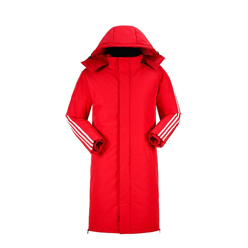 Extended Casual Warm Cotton-Padded Coat Men'S Parent-Child Winter Coat New Thickened Cotton-Padded Coat Korean Style Trendy Cotton-Padded Coat - Image 5