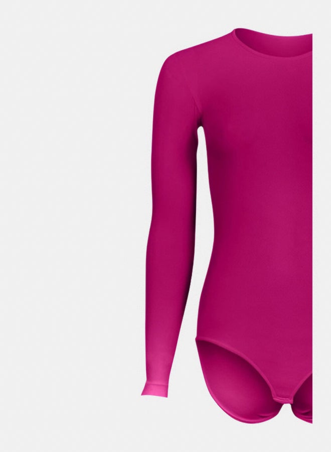 Silvy Lycra Wave3 Round Neck Long Sleeves Bodysuit Underwear For Women - Image 3