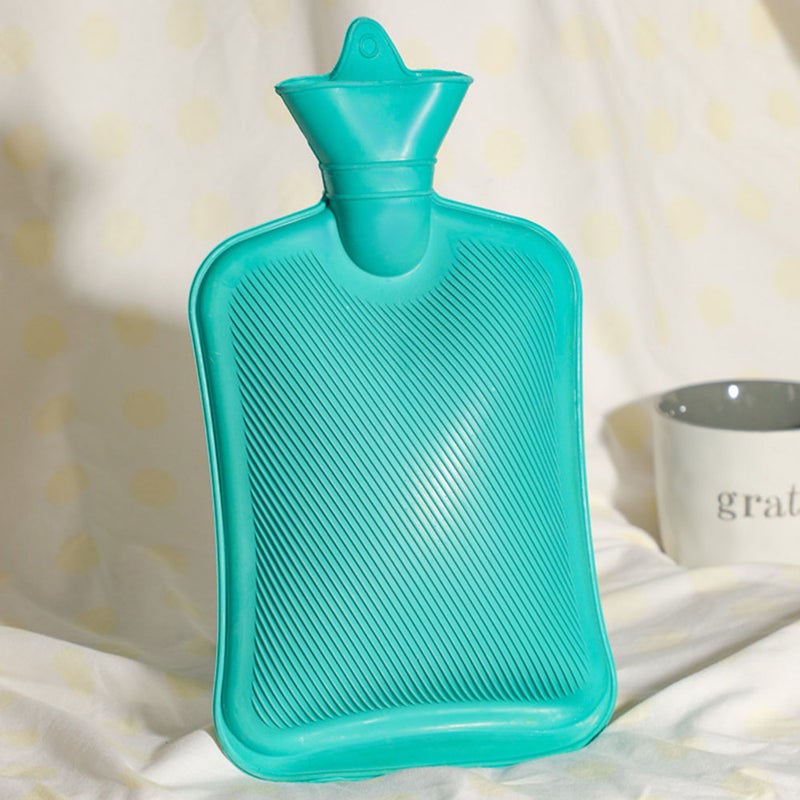 Hot Water Bottle 2L Rubber Durable Hot Water Bag for Hand Feet Warmer, Hot and Cold Therapy,Pain Relief - Image 5