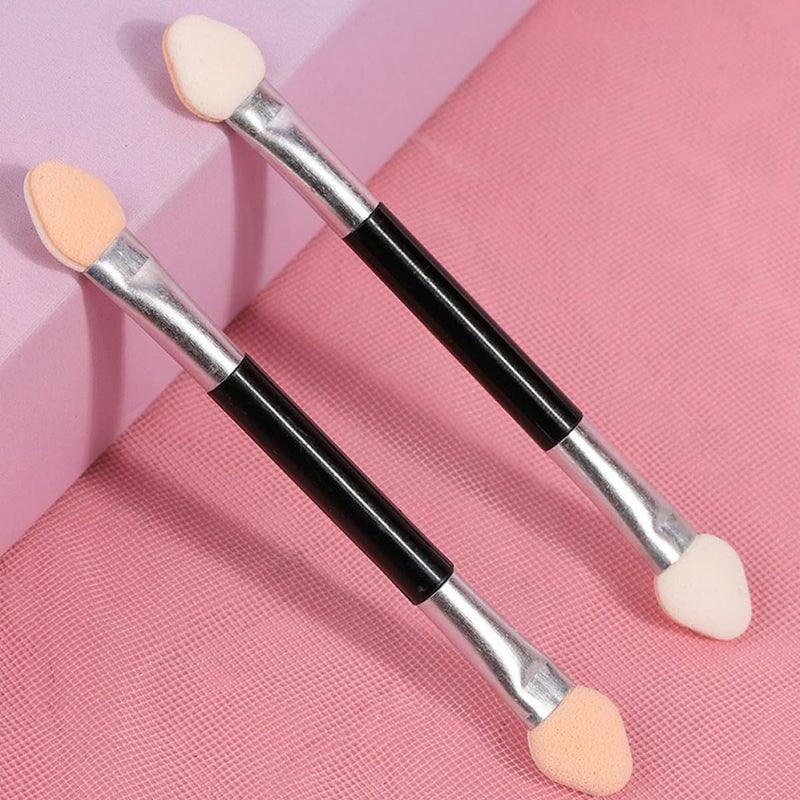 30pcs Aluminum Handle Double Ended Eyeshadow Brush Set For Professional Powder Cream Makeup - Image 4