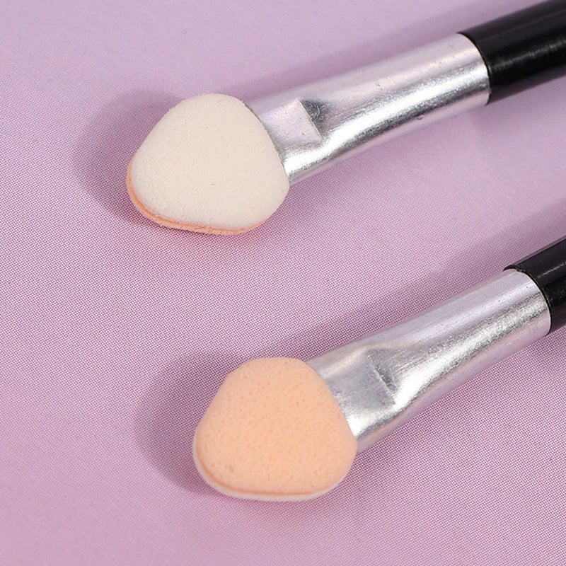 30pcs Aluminum Handle Double Ended Eyeshadow Brush Set For Professional Powder Cream Makeup - Image 5