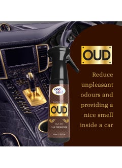 Cool & Cool Car Freshener 100ml, Exotic Oud Fragrance, Arabic Luxury for your car, Black  - Image 2